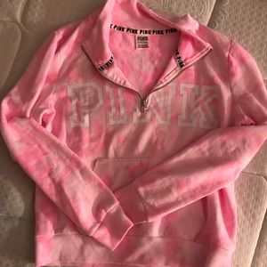NWOT VS PINK half zip pullover
